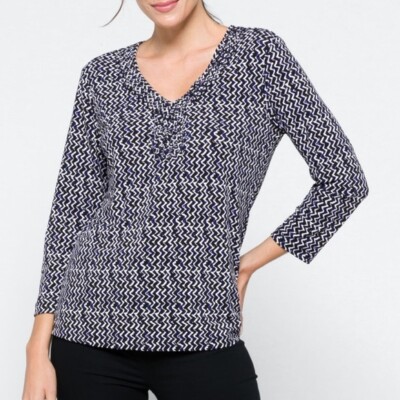 41 Hawthorn Stitch Fix Relita Macrame Neck Top Size Small Petite Boho Chic $49
