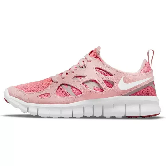 

Кроссовки для бега Nike Free Run 2.0 (GS) «Розовая соль/бело-розовая глазурь» — для больших детей 5 лет, Розовый, Nike Free Run 2