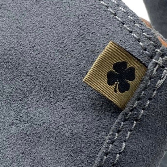 Lucky Brand Women's Boots Pellyon Blue Suede Leather Heeled Boho Chic Size 6.5