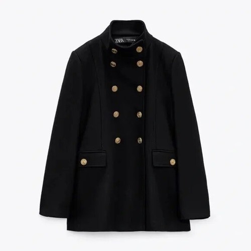 ジャケット・アウター G-STAR RAW Double Breasted Wool Coat Unisex Double Breasted Wool Coat | Black | G-STAR® US