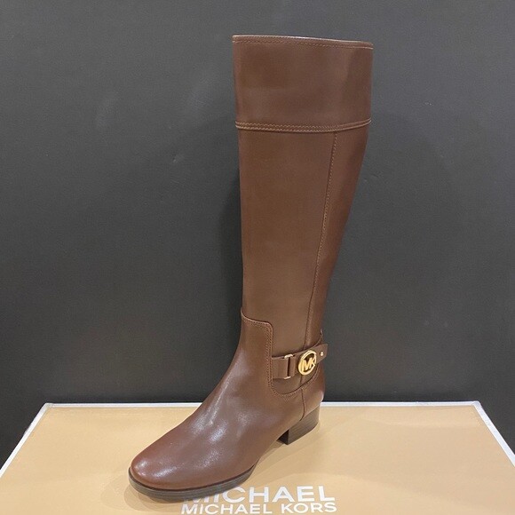 Michael Kors ブラウン スタッズブーツ 中古・古着通販】MICHAEL KORS (マイケルコース) ショートブーツ