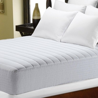 BETTER HOMES & GARDENS QUILTED COMFORT MATTRESS PAD, WHITE, TWIN *DISTRESSED (Best Twin Mattress Pad)