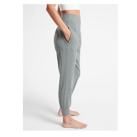 Athleta Salutation Jogger size 1X Plus Grey Heather #531288