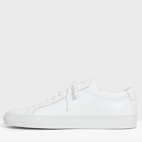 Pre-owned Common Projects Original Achilles Leather Low Top Sneakers In White