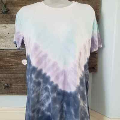 FSL Apparel Women Size Large Glacier Rain Top ~ Ombre ~ Super Soft