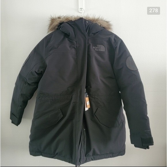 Pre-owned The North Face Expedition Mcmurdo 700 Fill Down Parka Faux Fur Black Xxl