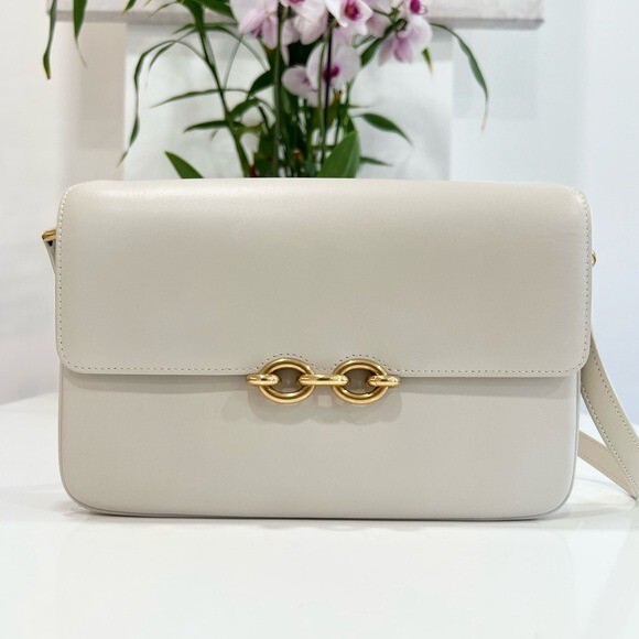 Saint Laurent Le Maillon Leather Shoulder Bag | eBay