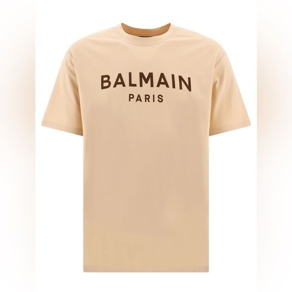 Balmain Logo Printed Crewneck T-Shirt | eBay