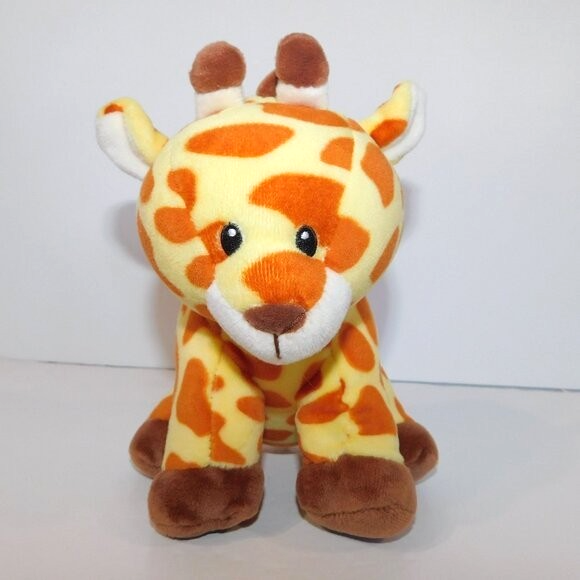 2017 TY Baby Gracie Giraffe Yellow Brown 6.5