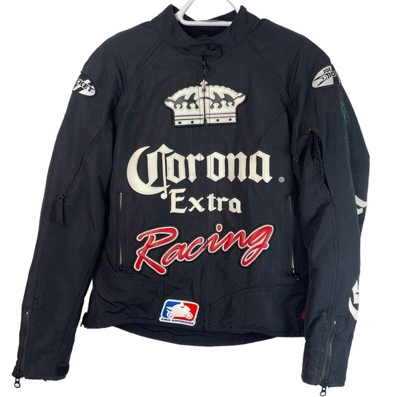 Joe Rocket Corona Extra Racing レザーライダース Corona Extra Racing Women RARE Joe Rocket Moto Motorsport