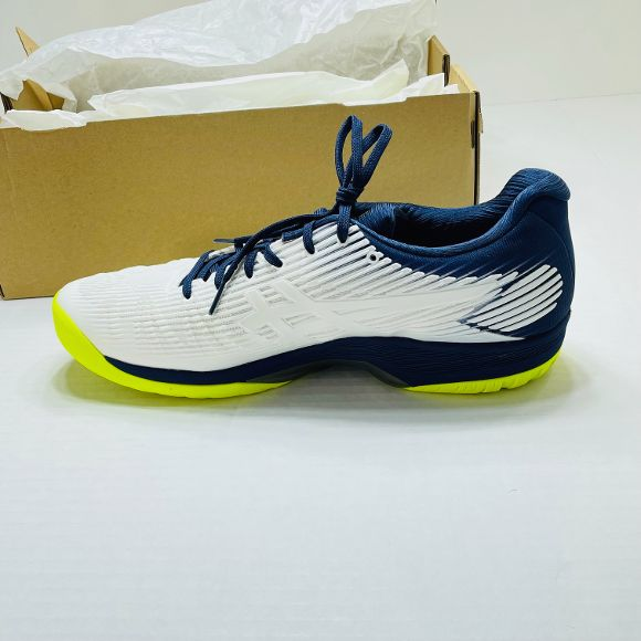 Asics Solution Speed FF Men's Ath. Shoes - White/Blue