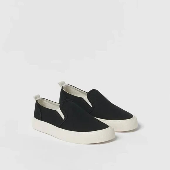 NWT ZARA KIDS/ SLIP ON SNEAKERS 3.5 | eBay
