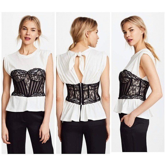シャツ+ブラウス(半袖+袖なし) Alexander Wang - MELT THE LADY open corset blouse $_57.JPG?set_id=880000500F