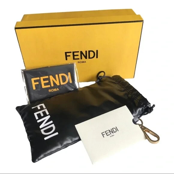 Pre-owned Fendi Fe40007i 52f Dark Havana/brown Gradient Lens Authentc Sunglasses 55-19