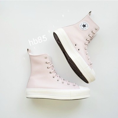 Converse Chuck Taylor All Star Lift X- Hi Pink Egret Platform Sneaker Women's 10