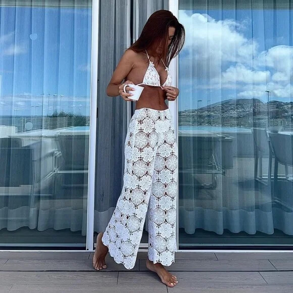パンツ BATTEN LACE LIKE KNIT PANTS BATTEN LACE LIKE KNIT PANTS