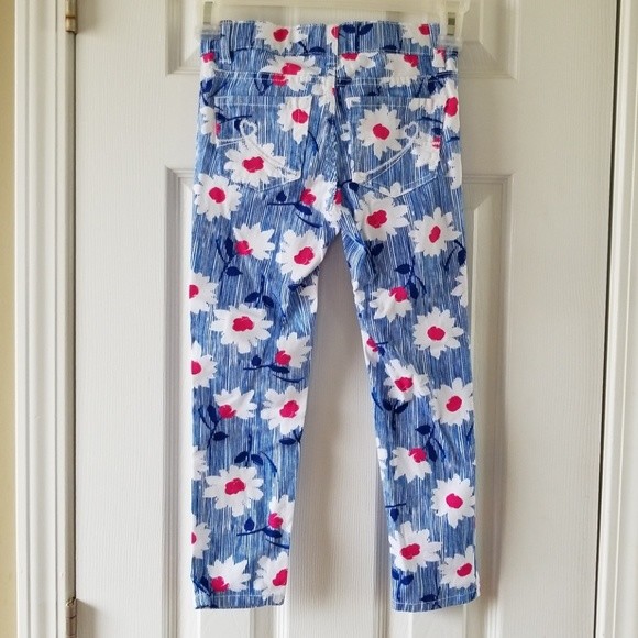 Children's Place Skinny Stretch Floral Jeggings Girls Size 5