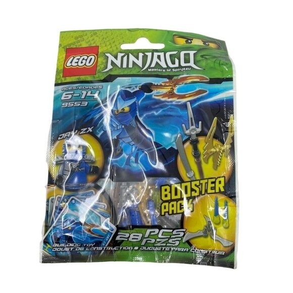 Lego 9553 Ninjago Booster Pack Jay ZX 28 Pcs Ages 6-14 New Factory