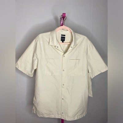NWOT GAP MEN S SNAP FRONT SHIRT BONDEX