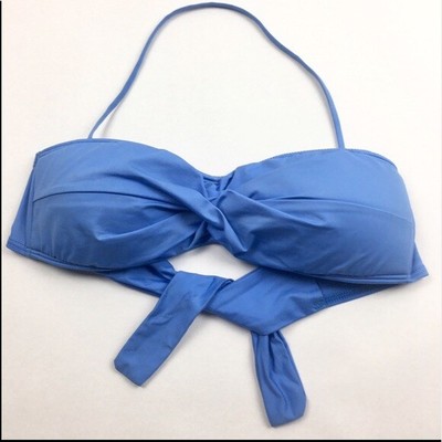

Tommy Bahama Pearl Solids Бюстгальтер-бандо, синий понедельник, маленький, Blue monday