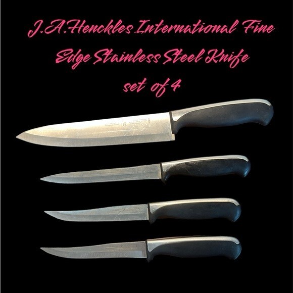 Fine Edge Synergy Stainless Steel 2 Steak 1 Boning 1 Chefs