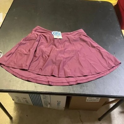 Baleaf Women's Wine Red Workout/Activity Skirt with Bottoms M NWT