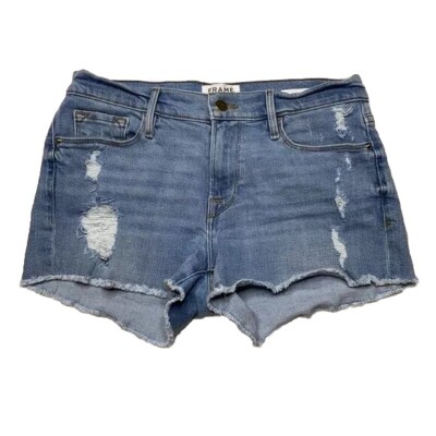 Frame le cutoff denim shorts 27