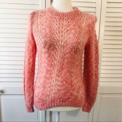 *NEW* TOPSHOP Pink Acrylic Blend Knit Sweater Size 2, MSRP: $69.99