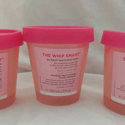 3 CAKE The Whip Smart So Many Ways Hair Mask coconut sweet almond oil 7 oz each