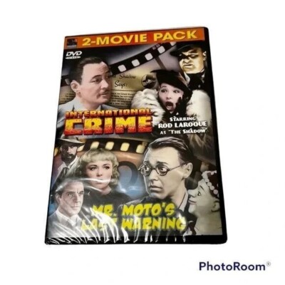 International Crime DVD New The Shadow Mr Motos Last Warning 2-Movie Pack