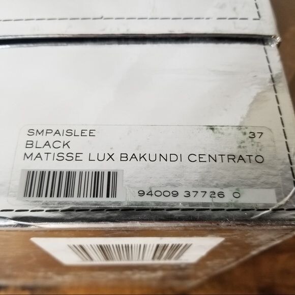 Pre-owned Sigerson Morrison Women's Black Paislee Croc Leath Knee High Boot 37- 0162, 0163