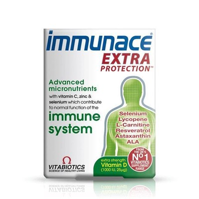 Vitabiotics Immunace Extra Nutrition Tablets for Immune System - Vitamin D