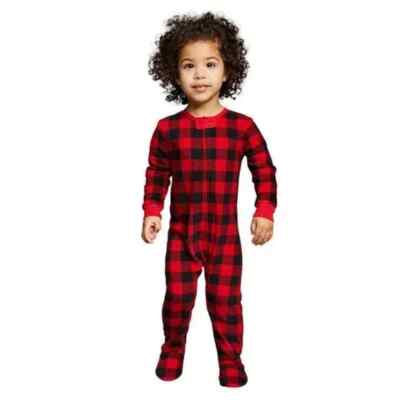 Eddie Bauer Buffalo Fleece Footed Sleeper (18 mth) New w/ Tags - SHIPS FREE!!