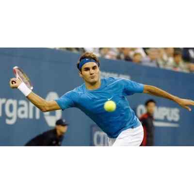 Roger Federer Nike 2006 Winning US Open Tennis Crew Polo Shirt HTF Size XXL