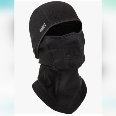 Klein tools hinged Balaclava black fleece mask OS 60132