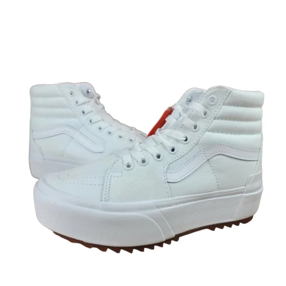 国内配送 VANS SK8-HI INCENSE /TRUE WHITE Vans Men's Sk8-Hi Reissue Zip Premium Leather Trainers