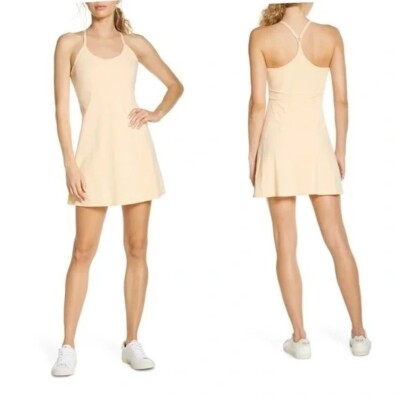 Outdoor Voices The Exercise Dress Size Large Toscana light peach orange NEW