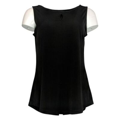 Susan Graver Modern Essentials Tank Top Black 5X New