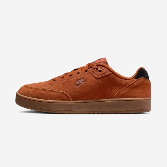 Кроссовки Nike Grandstand 2 из замши темно-коричневого цвета / AA2195-200 / Мужская обувь с доставкой