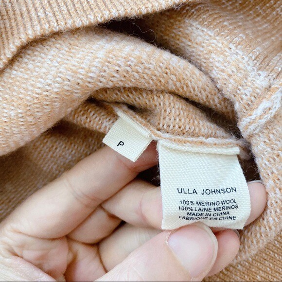 Pre-owned Ulla Johnson Marin 100% Wool Pullover Color: Amber Size P (fits Like Us2/4) In Orange