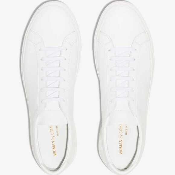 Pre-owned Common Projects Original Achilles Leather Low Top Sneakers In White