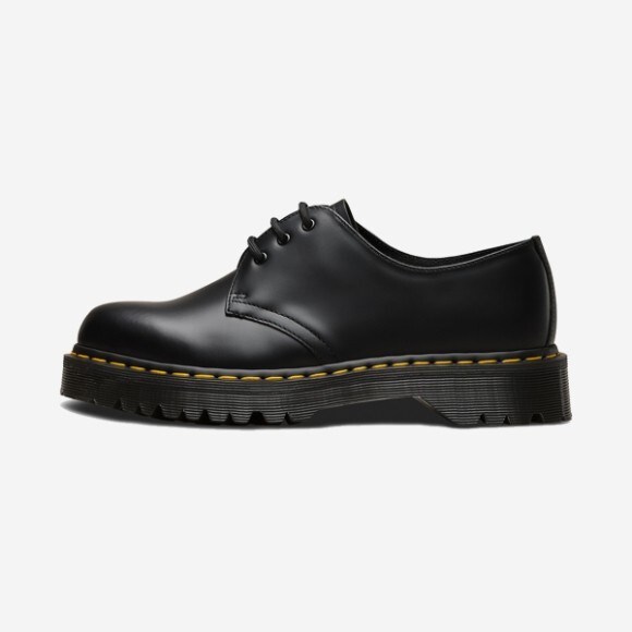 Dr. Martens ブラック ローファー 1461 BEX 厚底 Dr Martens☆1461 BEX☆3ホール☆厚底 (Dr.Martens/ローファー