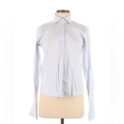 JIL SANDER US6 / 38FR light blue collared  formal blouse in very good condition
