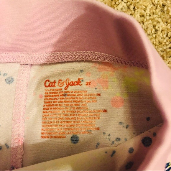 Cat & Jack Paint Splattered Leggings- 3T