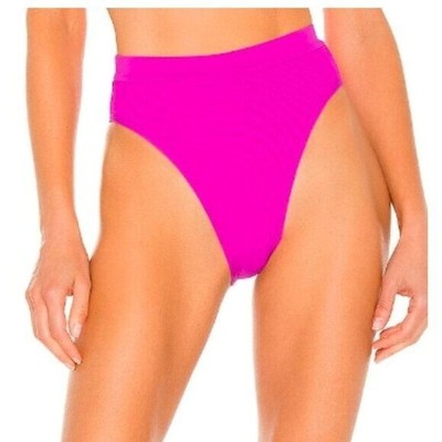 L*Space Frenchi Bitsy Bikini Bottom in Bright Fuchsia - L