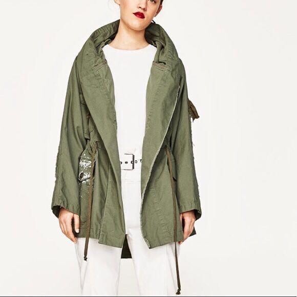 期間限定値下げ！極美品！ZARA winter Parka モッズコート $_57.JPG?set_id=880000500F