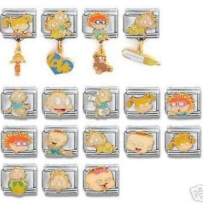 14 Rugrats Casa D'oro Italian Charm Lot 9mm Licensed 100% Authentic New