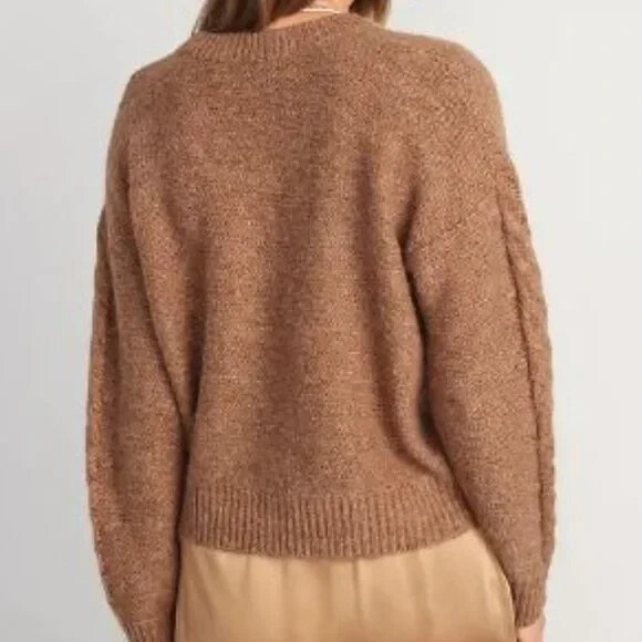 

Свитер вязаной вязки Old Navy Camel, размер, Коричневый