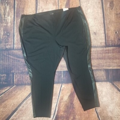 EVRI tregging black striped pants 4x