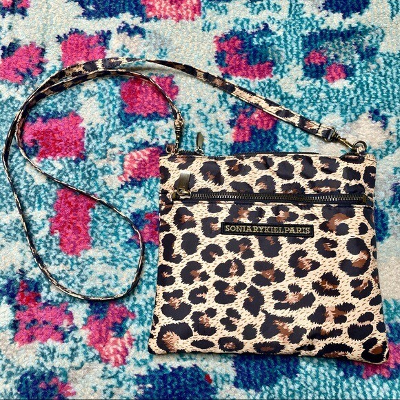 2025 お歳暮【公式】 - 人気ブランド Leopard Paris Rykiel Sonia Print eBay | Bag Crossbody スーツ・フォーマル・ドレス